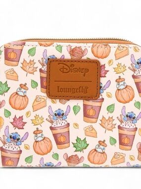 Loungefly Disney Stitch Pumpkin Spice
Latte Mini Zipper Wallet